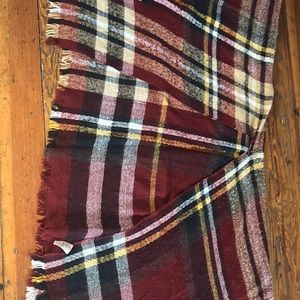 Multi-fall color pancho